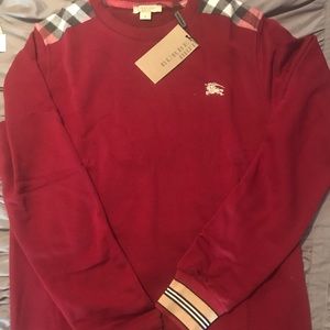 men’s Burberry sweater NWT